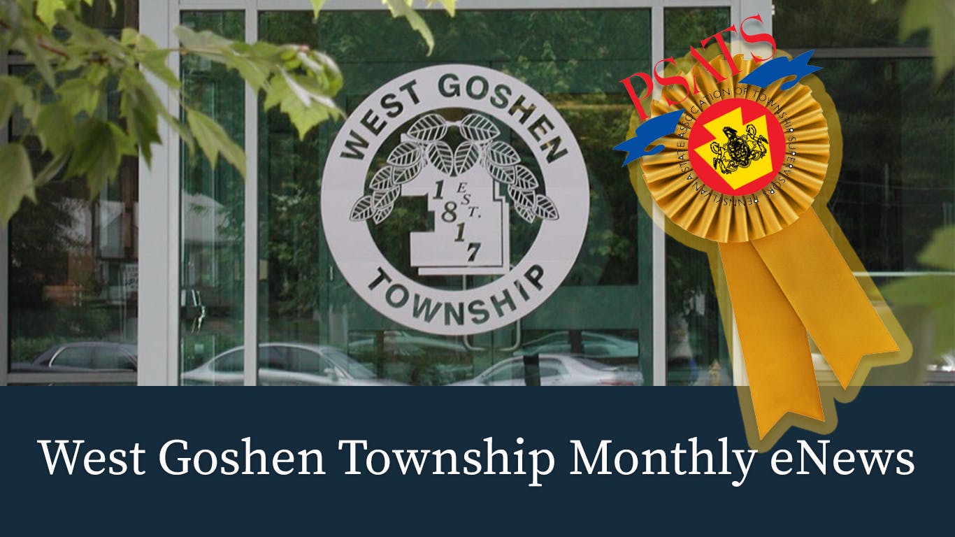 Goshen Township Newsletter wins a PSATS Award